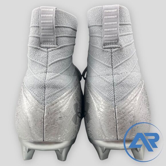 Under Armour Highlight 2 MC Men's Size 12 Gray Knit Football Cleats 3027304-099 - Picture 7 of 7